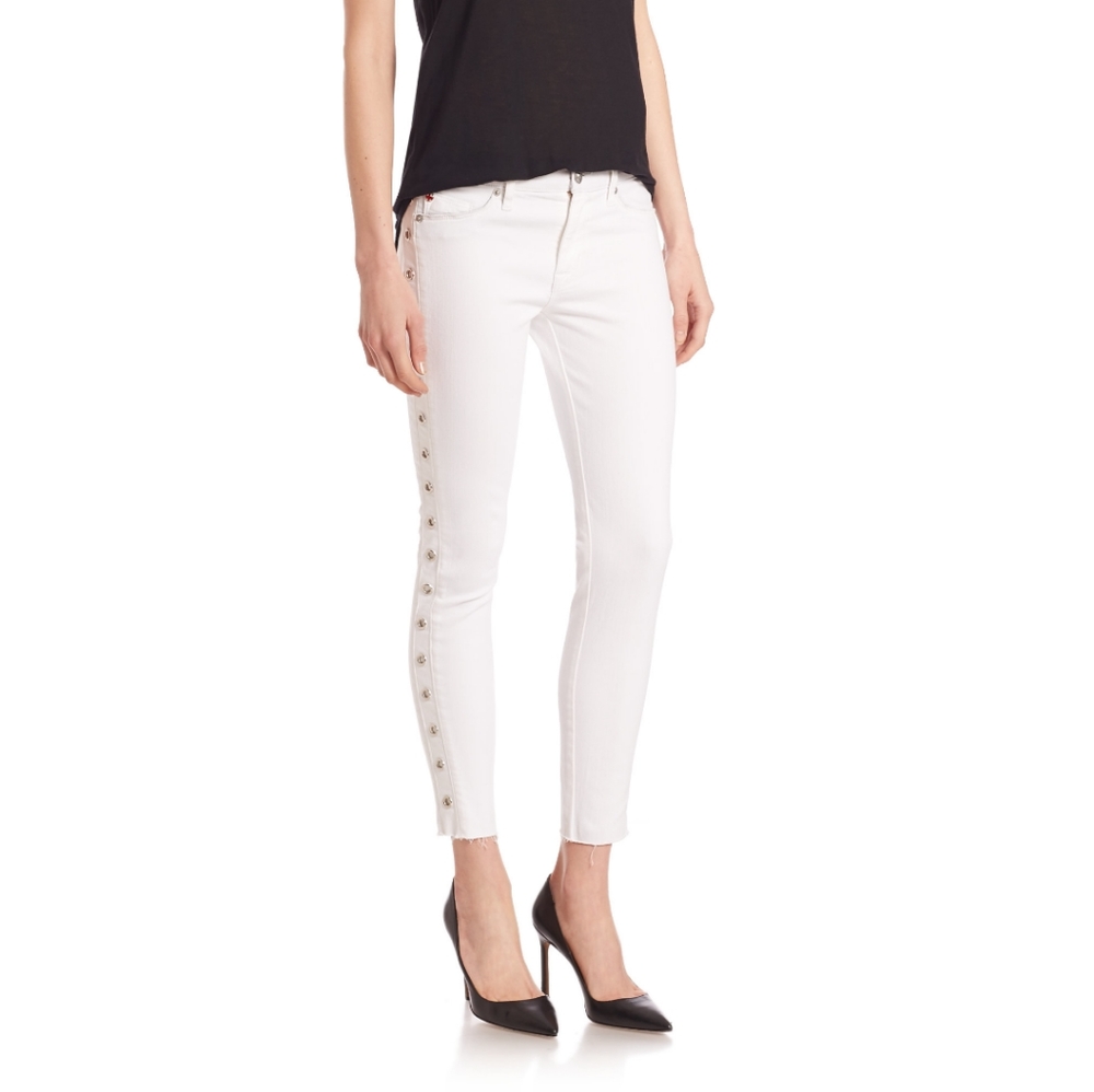 HUDSON LUNA GROMMETED SKINNY CROP 25 - Picture 2 of 15